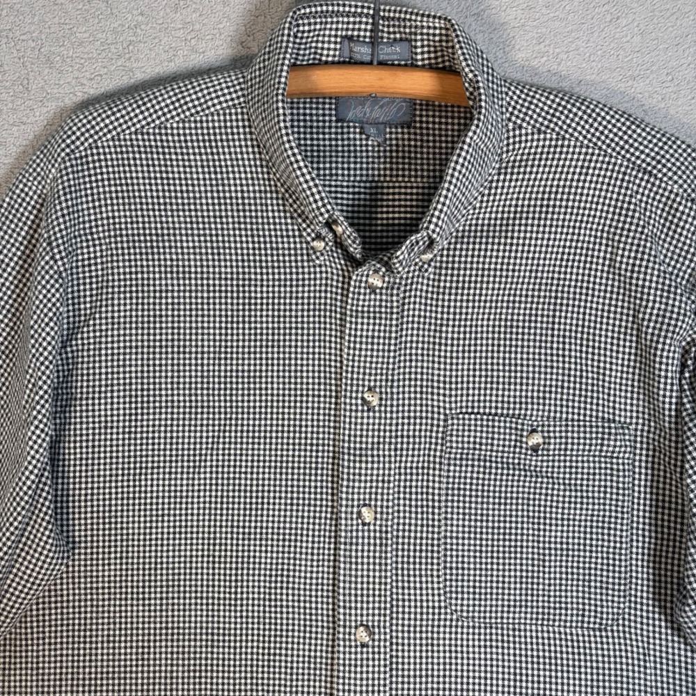 Lord and Taylor Flannel Shirt Mens XL Gingham Check‎ Button Down 100% Cotton - Picture 5 of 10